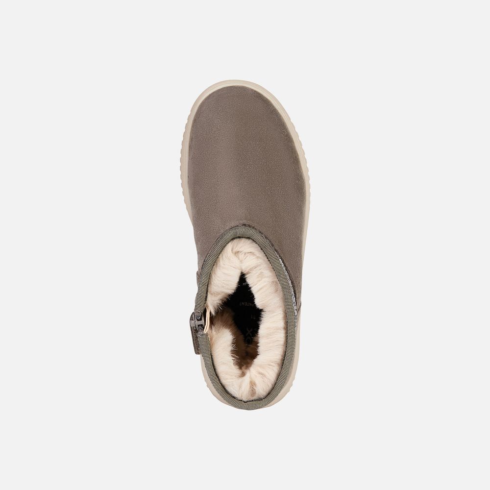 Geox Kiz Çocuk Ankle Bot Koyu Gri - Discomix - CSI-630925